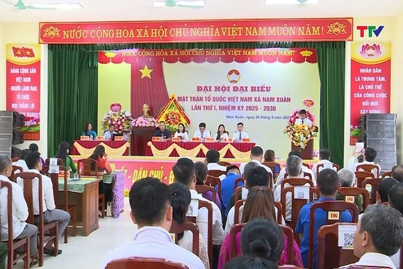 Đại hội đại biểu Mặt trận Tổ quốc xã Nam Xuân lần thứ I, nhiệm kỳ 2025 - 2030