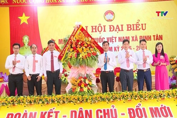 Đại hội đại biểu Mặt trận Tổ quốc xã Định Tân lần thứ I, nhiệm kỳ 2025 - 2030