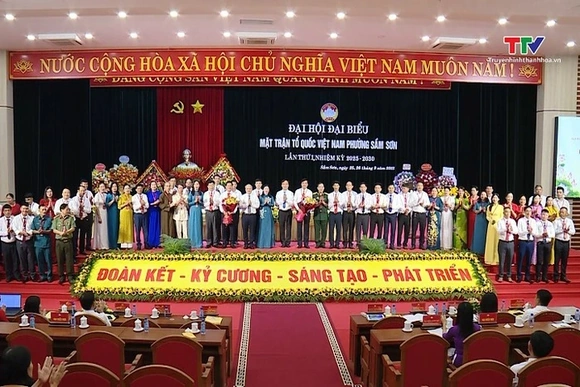 Đại hội đại biểu Mặt trận Tổ quốc phường Sầm Sơn lần thứ I, nhiệm kỳ 2025 - 2030