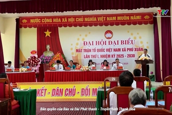 Đại hội Đại biểu Mặt trận Tổ quốc xã Phú Xuân lần thứ I nhiệm kỳ 2025 - 2030