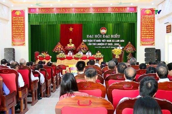 Đại hội Đại biểu Mặt trận Tổ quốc xã Lam Sơn lần thứ I
nhiệm kỳ 2025 - 2030