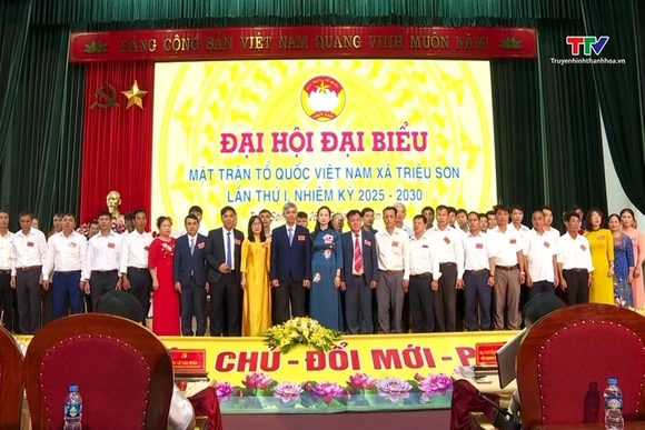 Đại hội Đại biểu Mặt trận Tổ quốc xã Triệu Sơn lần thứ I nhiệm kỳ 2025 - 2030