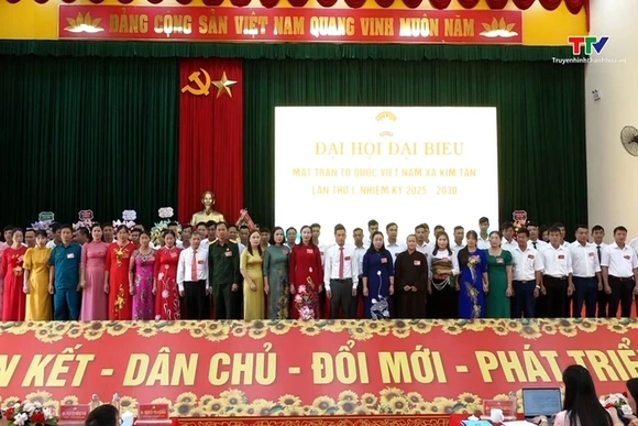 Đại hội Đại biểu Mặt trận Tổ quốc xã Kim Tân lần thứ I
nhiệm kỳ 2025 - 2030