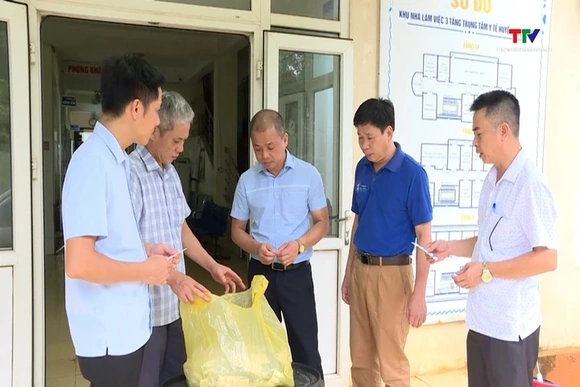 Ngành Y tế Thanh Hoá khắc phục hậu quả sau mưa bão