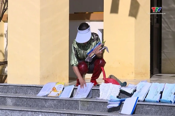 Các trường học khắc phục hậu quả do mưa lũ
