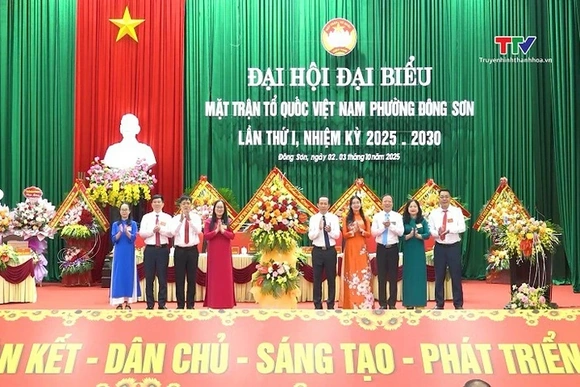 Đại hội đại biểu Mặt trận Tổ quốc phường Đông Sơn nhiệm kỳ 2025 - 2030