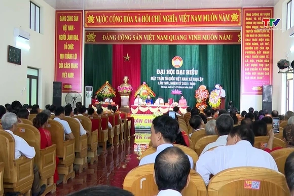 Đại hội đại biểu Mặt trận tổ quốc xã Thọ Lập lần thứ I nhiệm kỳ 2025 - 2030