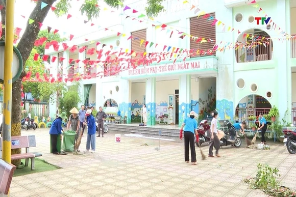 Thanh Hoá có hơn 100 cơ sở giáo dục bị ảnh hưởng do bão số 10