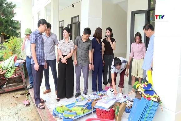 Ngành Giáo dục Thanh Hoá thiệt hại hơn 6,9 tỷ đồng do bão số 10