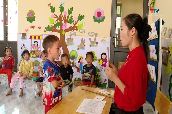 Thanh Hoá: Tỷ lệ huy động trẻ mẫu giáo đến trường cao hơn trung bình cả nước