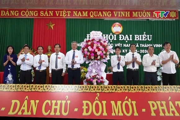 Đại hội đại biểu Mặt trận Tổ quốc xã Thành Vinh lần thứ I