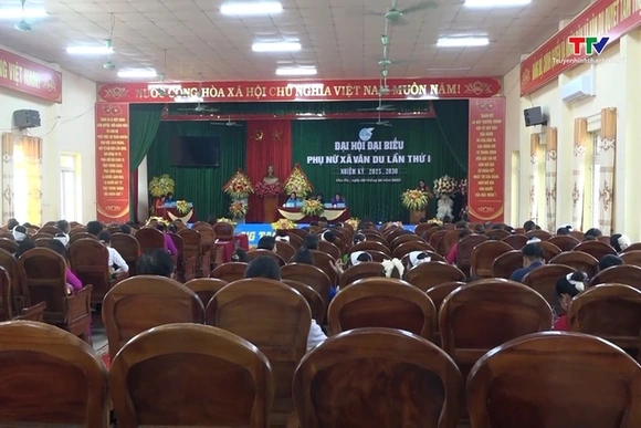 Đại hội đại biểu Hội liên hiệp phụ nữ xã Vân Du lần thứ I
