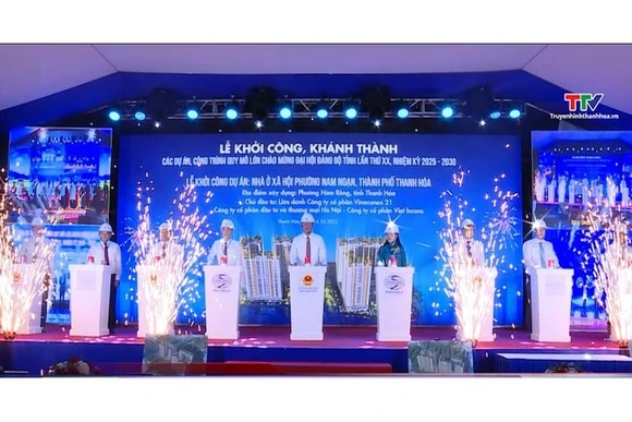 Khởi công dự án Nhà ở xã hội tại phường Nam Ngạn