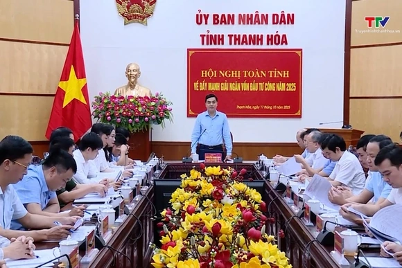 Hội nghị về đẩy mạnh giải ngân vốn đầu tư công năm 2025