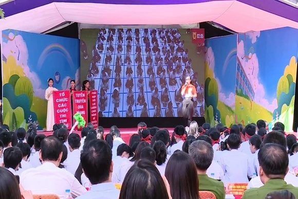 6 trường học của tỉnh Thanh Hóa tham gia cuộc thi 
“Trường học không ma túy”