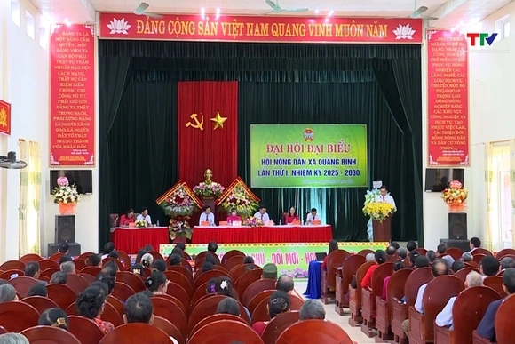 Đại hội Đại biểu Hội Nông dân xã Quảng Bình lần thứ I nhiệm kỳ 2025 - 2030