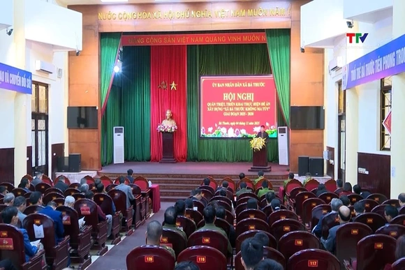 Xã Bá Thước triển khai Đề án xây dựng ''Xã không ma túy''