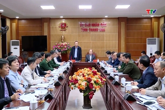 Đoàn công tác Bộ Nông nghiệp và Môi trường làm việc với tỉnh Thanh Hóa về công tác chống khai thác I