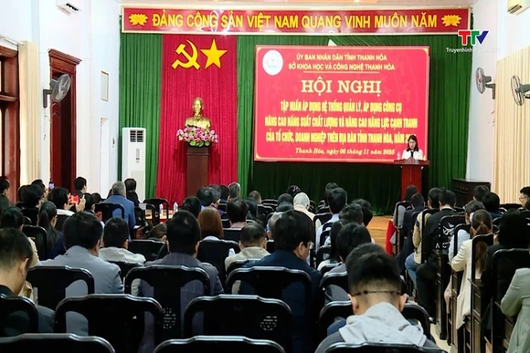 Tập huấn áp dụng hệ thống quản lý, công cụ nâng cao năng lực cạnh tranh doanh nghiệp