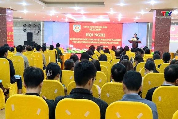 Hội nghị hưởng ứng ngày Pháp luật Việt Nam 2025