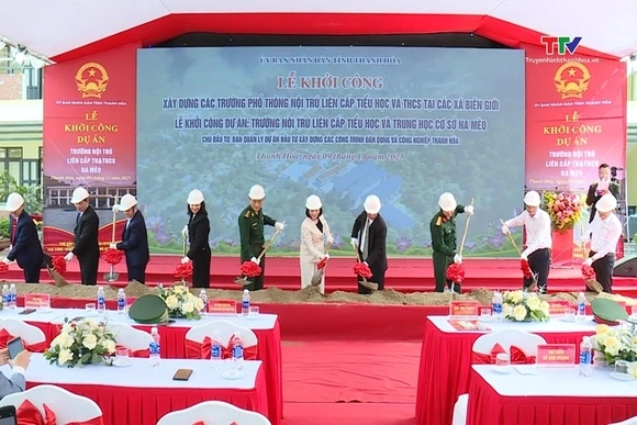 Khởi công Dự án Trường Nội trú liên cấp Tiểu học và Trung học cơ sở Na Mèo