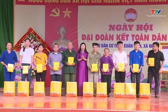 Ngày hội Đại đoàn kết toàn dân tộc tại thôn Xuân Tiến, xã Như Thanh