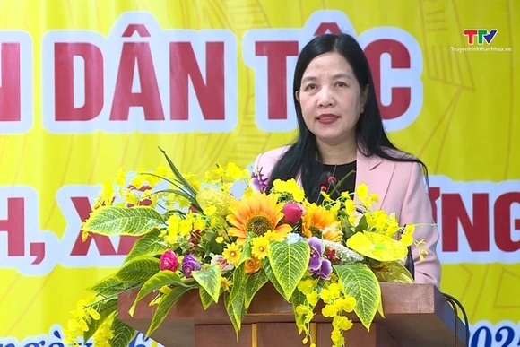 Chủ nhiệm Ủy ban Kiểm tra Tỉnh ủy dự Ngày hội Đại đoàn kết toàn dân tộc tại thôn Hải Bình, xã Hồ Vươ