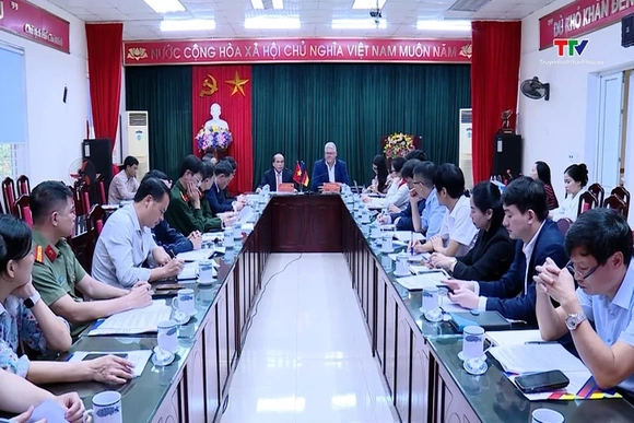 Sở Giáo dục và Đào Thanh Hoá làm việc với phòng Thủ công nghiệp thành phố Erfurt, Cộng hoà Liên bang