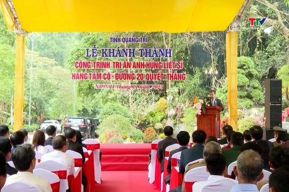Khánh thành công trình tôn tạo di tích Quốc gia đặc biệt Hang Tám Cô