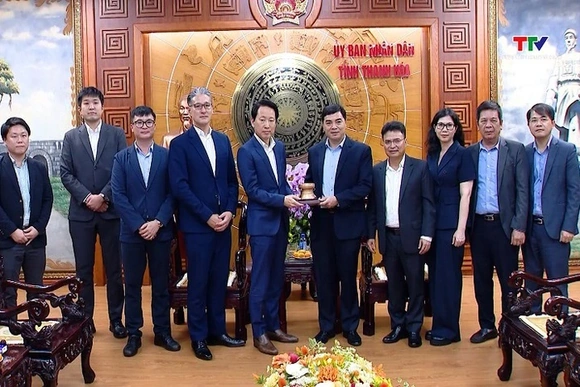 Chủ tịch UBND tỉnh Nguyễn Hoài Anh làm việc với Tập đoàn Sumitomo – Nhật Bản