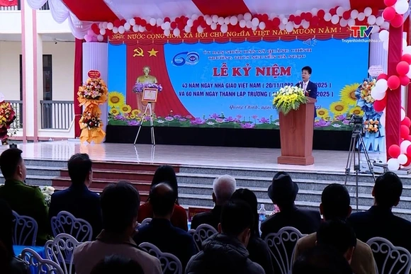 Trường THCS Nguyễn Bá Ngọc kỷ 60 năm thành lập trường