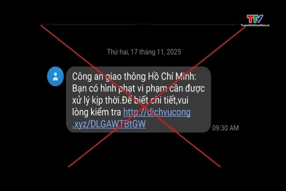 Cảnh báo tin nhắn lừa đảo thông báo “phạt nguội” của Cảnh sát giao thông
