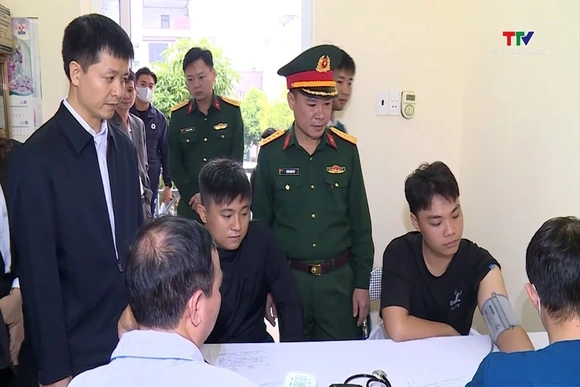 Tuyển quân phường Hạc Thành chủ động, đồng bộ, chắc từ cơ sở