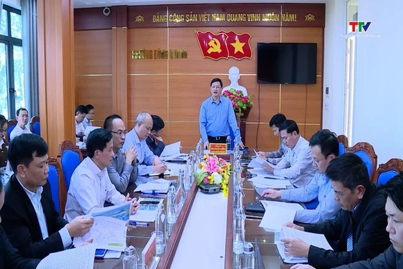 Đẩy nhanh tiến độ triển khai dự án đầu tư xây dựng và kinh doanh kết cấu hạ tầng khu công nghiệp Thă