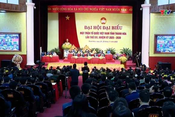 Khai mạc Đại hội đại biểu Mặt trận Tổ quốc Việt Nam tỉnh Thanh Hóa lần thứ XVI