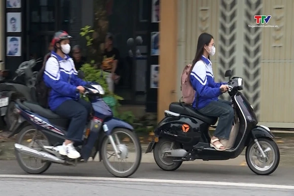 Phổ biến tình trạng học sinh vi phạm quy định trật tự giao thông