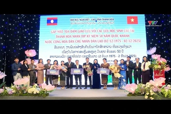 Gặp mặt lưu học sinh Lào tại Thanh Hóa
