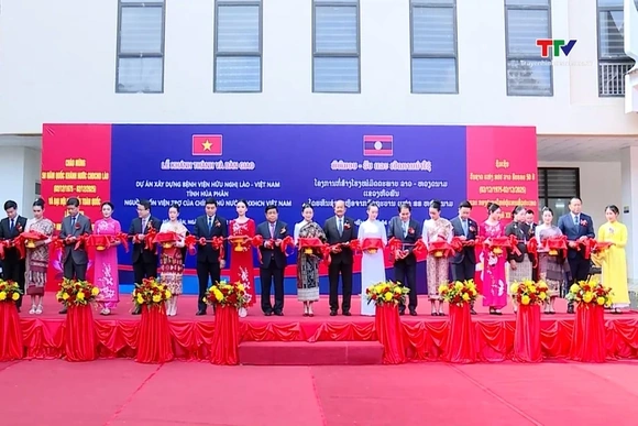 Lễ khánh thành, bàn giao Bệnh viện Hữu nghị Lào - Việt Nam
