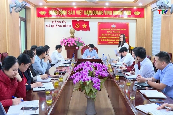 Hội nghị hiệp thương lần thứ nhất giới thiệu người được ứng cử đại biểu Hội đồng nhân dân xã Quảng B