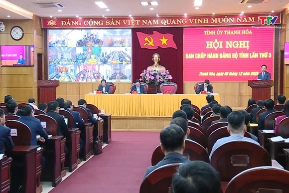 Hội nghị lần thứ 3, Ban Chấp hành Đảng bộ tỉnh khoá XX