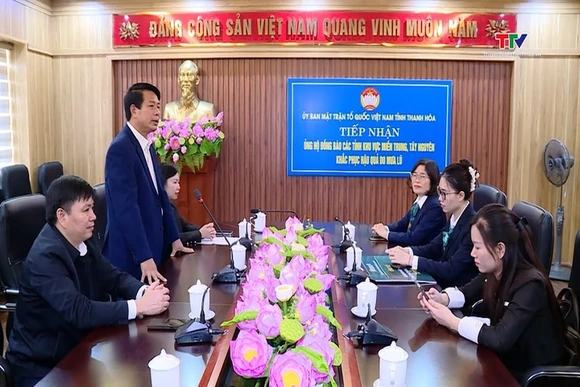 Mặt trận Tổ quốc tỉnh tiếp nhận ủng hộ đồng bào miền Trung, Tây Nguyên bị thiệt hại do mưa lũ