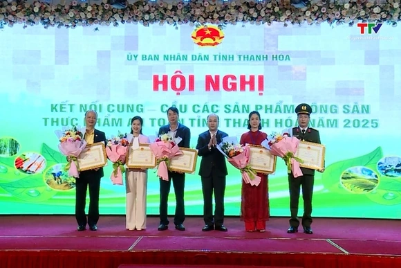 Hội nghị Kết nối cung - cầu các sản phẩm nông sản thực phẩm an toàn tỉnh Thanh Hóa năm 2025