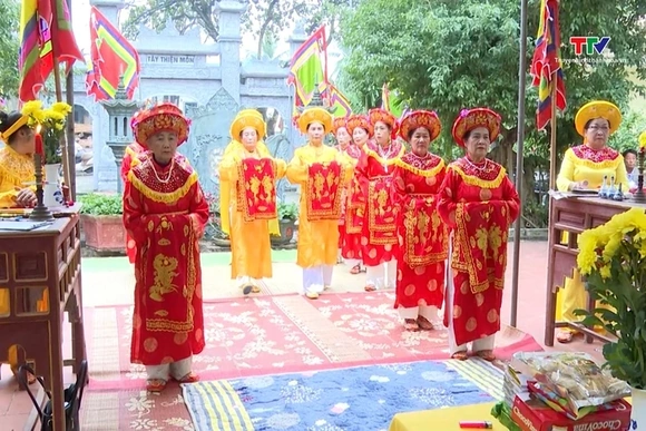 Lễ giỗ thành hoàng làng Yên Lược, xã Thọ Lập