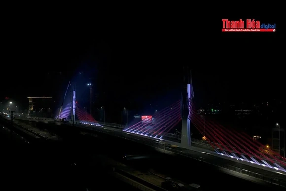 Ngày mai (19/12), thông xe kỹ thuật dự án cầu dây văng đầu tiên ở Thanh Hóa