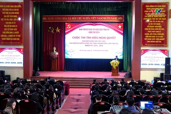 Khai mạc Cuộc thi tìm hiểu Nghị quyết Đại hội Đảng bộ các cấp nhiệm kỳ 2025 - 2030