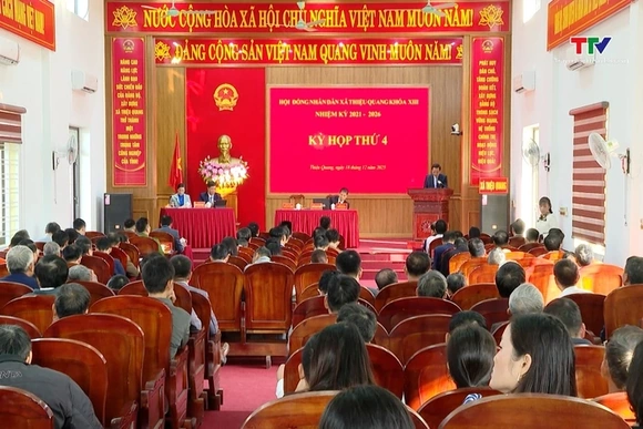 Hội đồng Nhân dân xã Thiệu Quang tổ chức kỳ họp thường lệ cuối năm
