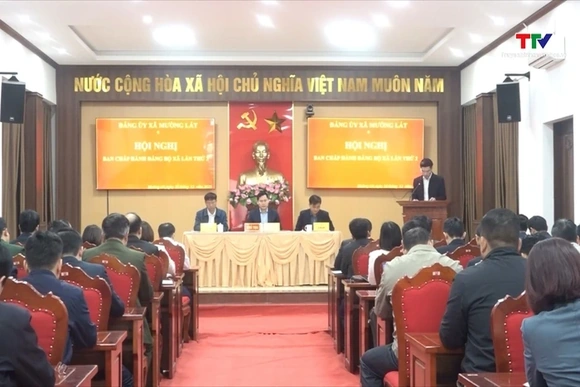 Hội nghị Ban Chấp hành Đảng bộ xã Mường Lát mở rộng