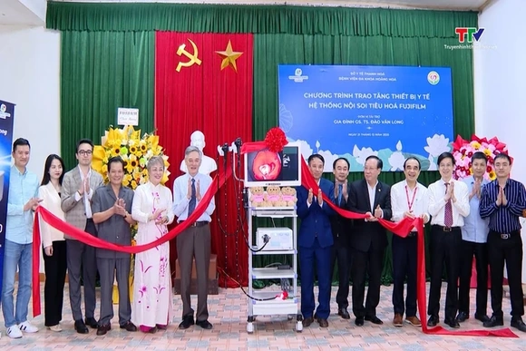 Bệnh viện Đa khoa Hoằng Hóa tiếp nhận hệ thống nội soi tiêu hoá