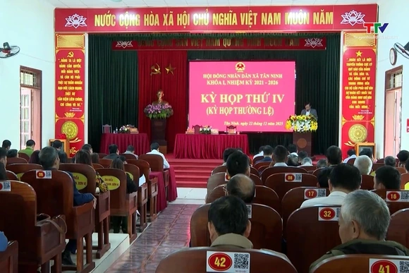 Hội đồng nhân dân xã Tân Ninh tổ chức kỳ họp thường lệ cuối năm 2025