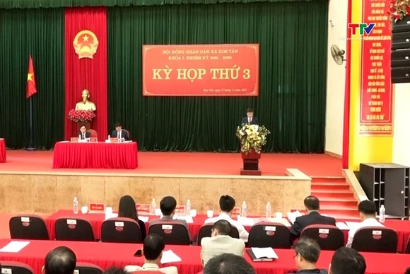 HĐND xã Kim Tân tổ chức kỳ họp thường lệ cuối năm 2025